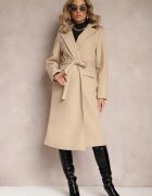 new collection Palton Bej deschis Cămbrat cu cordon legat Seraphique