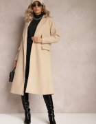 new collection Palton Bej deschis Cămbrat cu cordon legat Seraphique