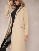 new collection Palton Bej deschis Cămbrat cu cordon legat Seraphique