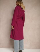 new collection Palton cambrat violet cu cordon Seraphique
