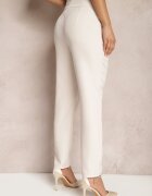 new collection Pantaloni Bej deschis De material Regular Pivolia