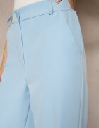 new collection Pantaloni de costum Albastre High Waist Viviorea