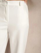 new collection Pantaloni de costum albi Talie înaltă Viviorea
