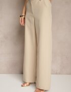 new collection Pantaloni de costum bej High Waist Viviorea