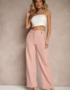 new collection Pantaloni de costum Roz High Waist Viviorea