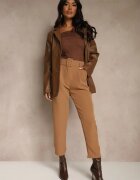 new collection Pantaloni Maro cu Cureaua Eudeaa
