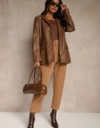 new collection Pantaloni Maro cu Cureaua Eudeaa
