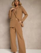 new collection Pantaloni Maro de costum High Waist Viviorea