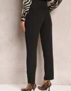 new collection Pantaloni Negri țigaretă Talie înaltă Molfi