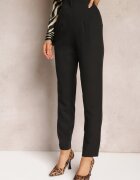 new collection Pantaloni Negri țigaretă Talie înaltă Molfi