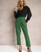 new collection Pantaloni Verde tip țigaretă Zalko