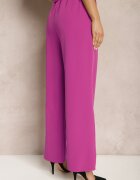 new collection Pantaloni Violet Largi în Stil Elegant Hanessame