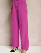 new collection Pantaloni Violet Largi în Stil Elegant Hanessame