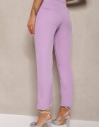 new collection Pantaloni Violeți deschiși Textili Regular Pivolia