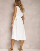 new collection Rochie Albă cu Curea Phellialla