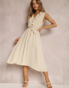 new collection Rochie Bejă cu curea Phellialla