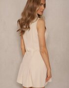 new collection Rochie Cămașă Bej Decorată cu Nasturi Rediure
