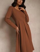 new collection Rochie Maro evazată cu decolteu triunghiular Temivara