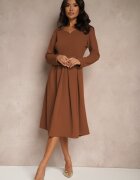 new collection Rochie Maro evazată cu decolteu triunghiular Temivara