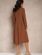 new collection Rochie Maro evazată cu decolteu triunghiular Temivara
