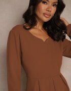 new collection Rochie Maro evazată cu decolteu triunghiular Temivara