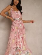 new collection Rochie Rozalie Florală din plasă cu Viscoză Izurelia