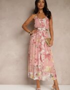 new collection Rochie Rozalie Florală din plasă cu Viscoză Izurelia
