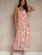 new collection Rochie Rozalie Florală din plasă cu Viscoză Izurelia