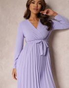 new collection Rochie violet plisată cu curea textilă Jaresa