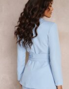 new collection Sacou Albastru deschis cu cordon Actosa