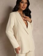 new collection Sacou Bej cu imitație decorativă de buzunare Nilzedi