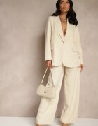 new collection Sacou Bej cu imitație decorativă de buzunare Nilzedi