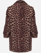 new collection Sacou Maro cu mâneci 3/4 cu imprimeu leopard tip cutie Tormille