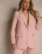 new collection Sacou Roz Pătrat cu Imitație de Buzunare Vivisae