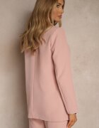 new collection Sacou Roz Pătrat cu Imitație de Buzunare Vivisae