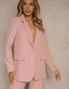 new collection Sacou Roz Pătrat cu Imitație de Buzunare Vivisae