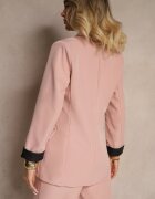 new collection Sacou Taliat Roz Decorat cu Revere Evelhiria