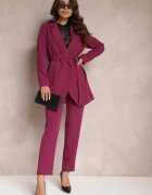 new collection Sacou tip rochie Violet închis Legat cu cordon în talie Ardthana