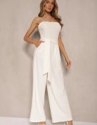 new collection Salopetă Cambrată Bej deschis cu Cordon Desine