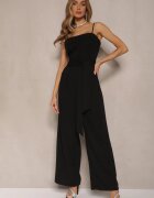 new collection Salopetă Neagră Cintrată cu Curea Desine