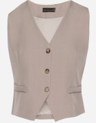 new collection Vestă Gri deschis Elegantă în stil de costum Sylvenie