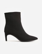 orena paris Botine minimaliste cu toc mic și vârf ascuțit Elizi Negre