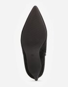 orena paris Botine minimaliste cu toc mic și vârf ascuțit Elizi Negre