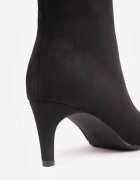 orena paris Botine minimaliste cu toc mic și vârf ascuțit Elizi Negre