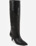 orena paris Cizme cu toc stiletto tip kitten cu carâmb larg Golla Negre