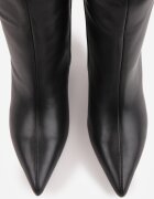 orena paris Cizme cu toc stiletto tip kitten cu carâmb larg Golla Negre