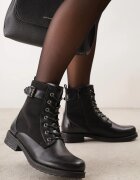 orena paris Ghete plate cu dunga decorativă la gleznă Xerami Negre
