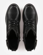 orena paris Ghete plate cu dunga decorativă la gleznă Xerami Negre