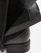 orena paris Ghete plate cu dunga decorativă la gleznă Xerami Negre