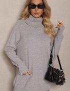palma Maletă Casual Gri cu viscoză ornată cu buzunare mici Viasya